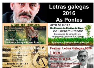 Programación cultural Letras Galegas 2016