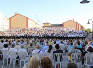 Máis de vinte grupos participaron na XIII Romaría Coral Galega
