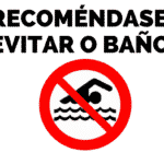 recoméndase evitar o baño no lago