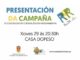 Presentación da campaña de concienciación e sensibilización medioambiental