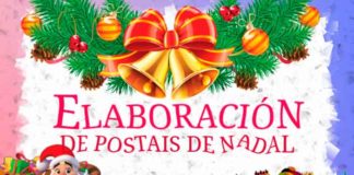 Elaboración de postais de Nadal na aula CeMIT