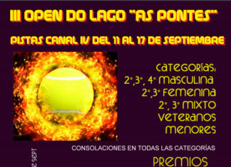 III Open do lago As Pontes