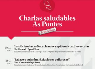 Calendario de Charlas Saudables do Concello de As Pontes