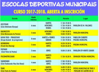 Aberta a inscripción para as Escolas Deportivas Municipais