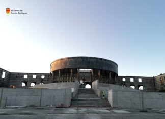 AVANZAN AS OBRAS DE MELLORA DA ACCESIBILIDADE DO CEMITERIO DOS ALIMPADOIROS
