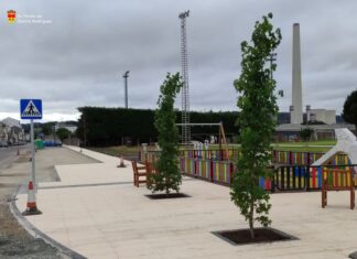 AVANZAN A BO RITMO AS OBRAS DE MELLORA DE SERVIZOS E PAVIMENTOS DA RÚA PARDO BAZÁN