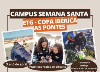 AS PONTES ACOLLE UN CAMPUS FORMATIVO DE MECÁNICA DE COMPETICIÓN DE AUTOMOCIÓN DA ESCOLA TÉCNICA DE GIRONA