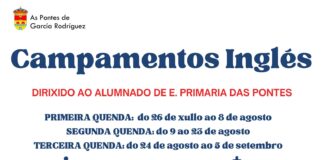 AS PONTES ABRE O DÍA 3 DE XULLO O PRAZO DE INSCRICIÓN PARA OS CAMPAMENTOS DE INGLÉS