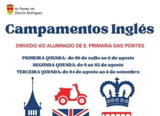 AS PONTES ABRE O DÍA 3 DE XULLO O PRAZO DE INSCRICIÓN PARA OS CAMPAMENTOS DE INGLÉS