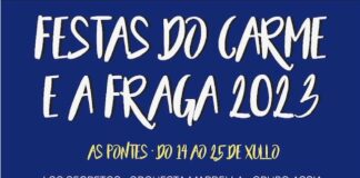 O CONCELLO DAS PONTES PRESENTA O PROGRAMA DAS FESTAS DO CARME E A FRAGA 2023