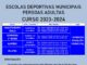 AS PONTES ABRE O 31 DE OUTUBRO O PRAZO DE INSCRICIÓN NAS ESCOLAS MUNICIPAIS DEPORTIVAS PARA PERSOAS ADULTAS