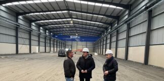 O ALCALDE DAS PONTES VISITA AS OBRAS DA NOVA PLANTA DE PROMETAL TECNOLOGÍA E INNOVACIÓN