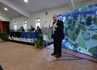 A MÁXIMA REPRESENTACIÓN DO TECIDO EMPRESARIAL DA COMARCA REÚNSE CO MINISTRO DE INDUSTRIA NAS PONTES