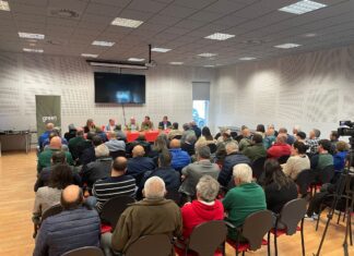 ENCE PRESENTA O PROXECTO DA SÚA PRANTA DE FIBRA RECICLADA AO AO TECIDO EMPRESARIAL E SOCIAL DAS PONTES