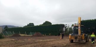 COMEZA A CONSTRUCIÓN DA GALERIA DE TIRO CON ARCO NO POBOADO DAS VEIGAS