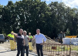 Obras de mellora da seguridade viaria entre as rúas Celso Emilio Ferreiro e Avenida de Vilalba