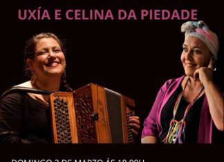 UXÍA E CELINA DA PIEDADE COMPARTIRÁN ESCENARIO NA 44ª EDICIÓN DA FEIRA DO GRELO