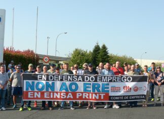 O CONCELLO DAS PONTES ESÍXELLE Á DIRECCIÓN DE EINSA PRINT A RETIRADA DO ERE