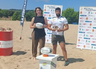 O LAGO DAS PONTES ACOLLE A QUINTA EDICIÓN DO TROFEO DE BEACH RUGBY VILA DAS PONTES PUNTUABLE PARA AS SERIES NACIONAIS