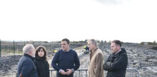 O ALCALDE DAS PONTES VISITA AS OBRAS DO NOVO APARCADOIRO NO POLÍGONO INDUSTRIAL DE PENAPURREIRA