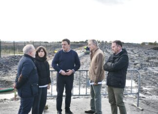 O ALCALDE DAS PONTES VISITA AS OBRAS DO NOVO APARCADOIRO NO POLÍGONO INDUSTRIAL DE PENAPURREIRA