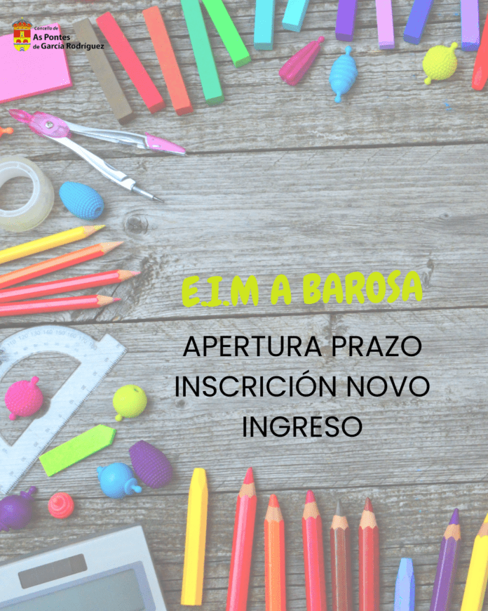 APERTURA PRAZO INSCRICIÓN NOVO INGRESO