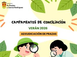 ADXUDICACIÓN PRAZAS CAMPAMENTOS URBANOS DE CONCILIACIÓN FAMILIAR- VERÁN 2026