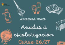 O CONCELLO DAS PONTES DESTINA 35.000 EUROS EN AXUDAS PARA A ADQUISICIÓN DE MATERIAL ESCOLAR NO CURSO 2026-2027