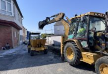 O CONCELLO DAS PONTES INICIA A SEGUNDA FASE DAS OBRAS DE MELLORA DA RÚA PARDO BAZÁN